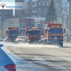В Смоленске начинают применять влажную уборку