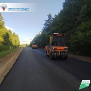 В Шумячском муниципальном округе приступили к устройству выравнивающего слоя