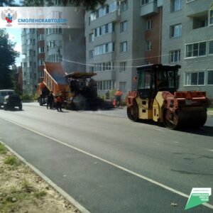 Ремонтные работы на улице Зои Космодемьянской выходят на финишную прямую